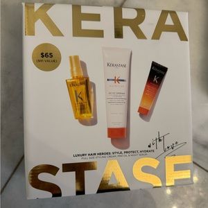 Kerastese luxury hair heroes: style, protect, hydrate value set